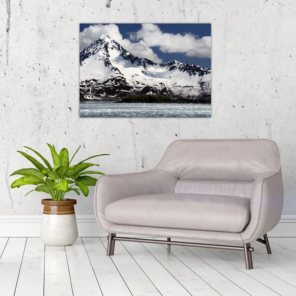 Tablou pe sticlă - Parcul Național Kenai Fjords (70x50 cm)