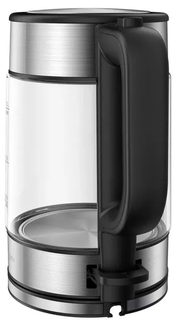 Cana electrica Xiaomi Electric Glass Kettle, 2200 W, 1.7L, Sticla, Oprire automata, LED, Negru