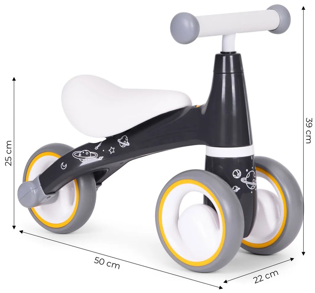 Triciclu cu design sigur și roți EVA Cosmic