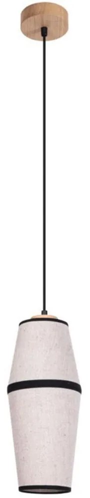 Spot-Light 1691074 - Pendul AMIGO pe cablu, 1xE27/25W/230V, stejar