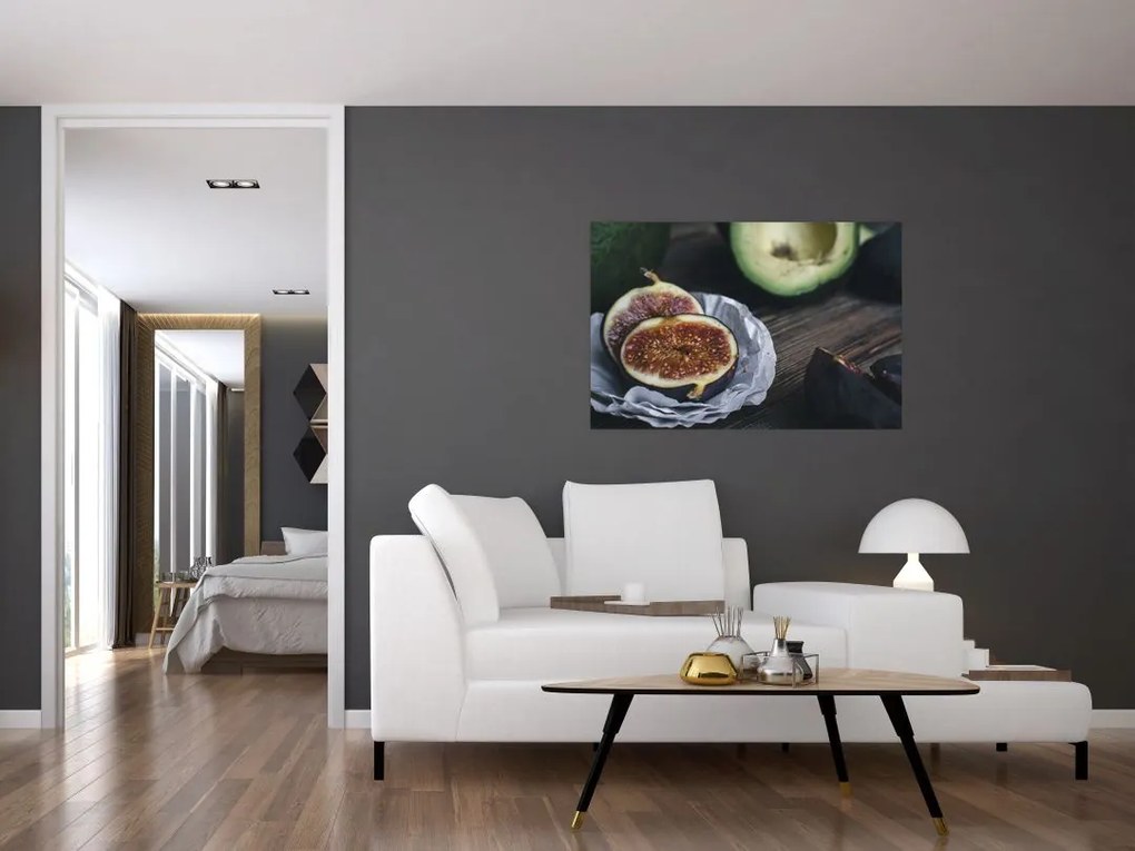 Tablou cu fistic și avocado (90x60 cm)