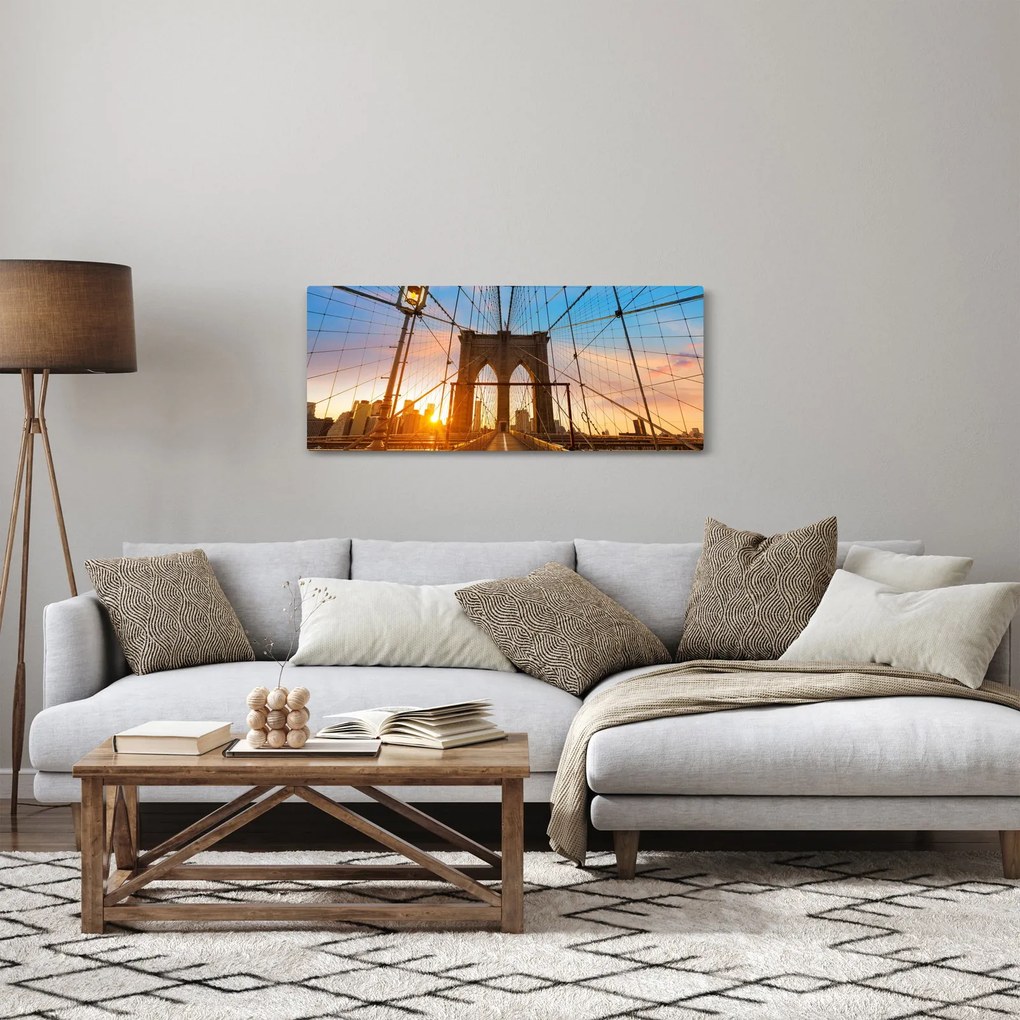 Tablou - Podul Brooklyn, Manhattan, New York (120x50 cm)