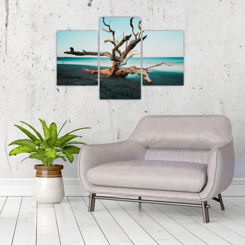 Tablou - Debarcare pe plaja (90x60 cm)