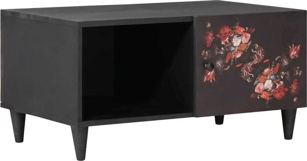 vidaXL Masă de cafea Multicolour 80 x 50 x 40 cm Lemn de mango solid