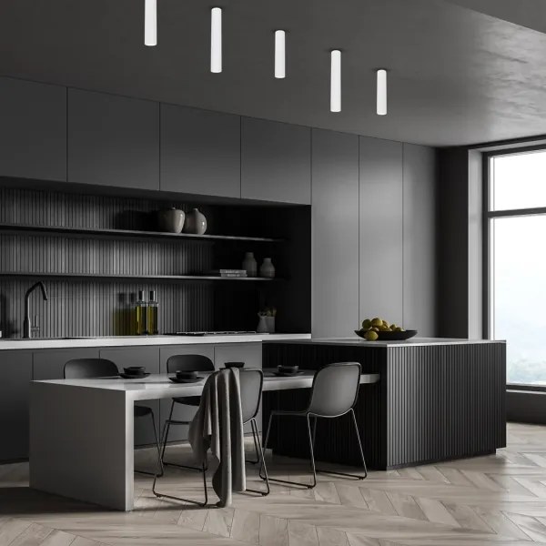 Spot GENESIS 1xGU10/8W/230V 30 cm alb