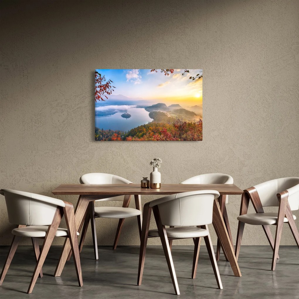 Tablou - Lacul Bled (90x60 cm)