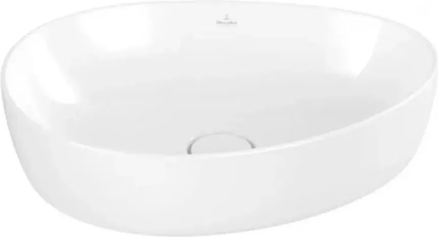 Lavoar pe blat alb oval Villeroy&Boch Antao 51 cm