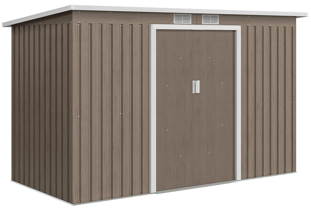 Outsunny Casuta pentru unelte de gradina, 277x130x173cm, verde | Aosom Romania