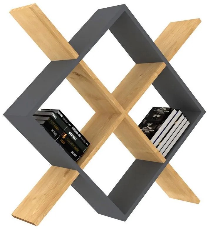 Raft Bodimu (stejar zafir + antracit) . Promo -8%. 1095876