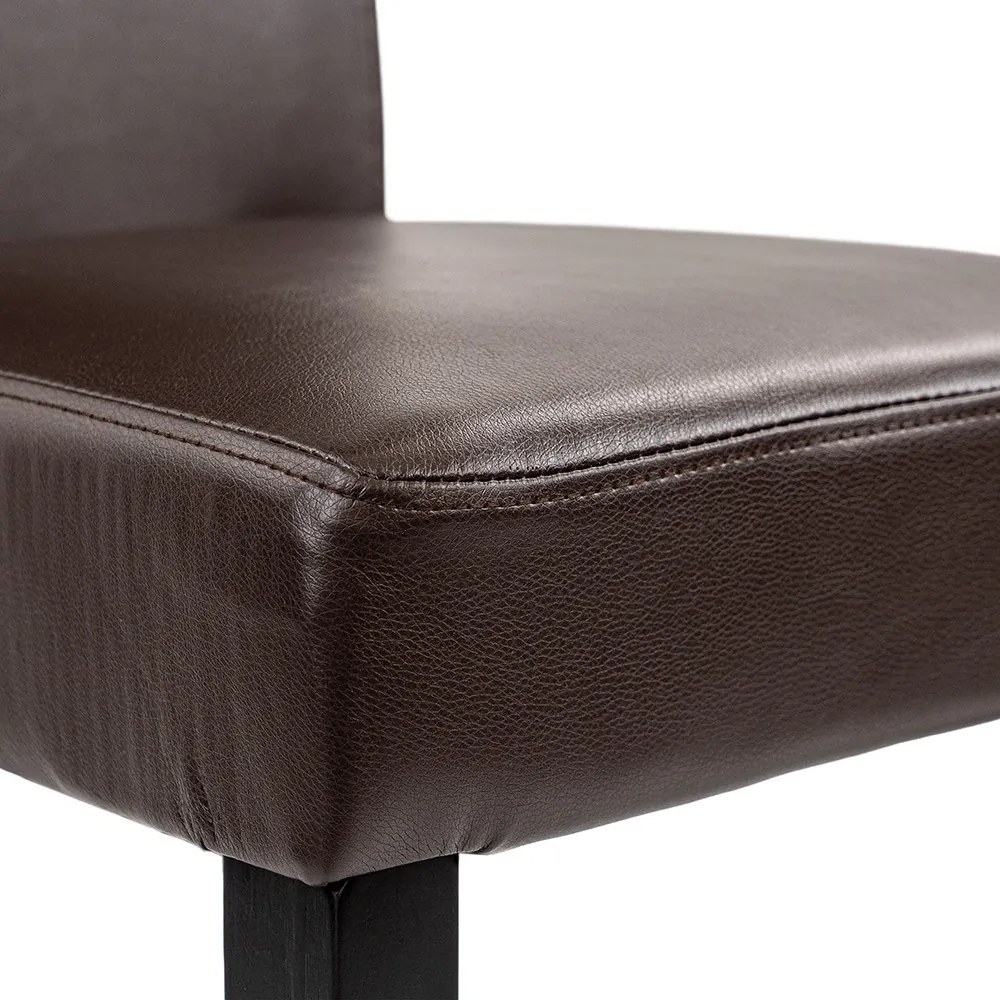 Set de masă Karen 4+1 negru-maro