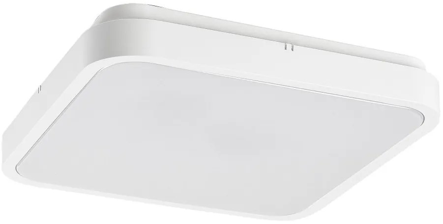 Plafoniera LED baie IP44 Alenzo 29x29cm alb