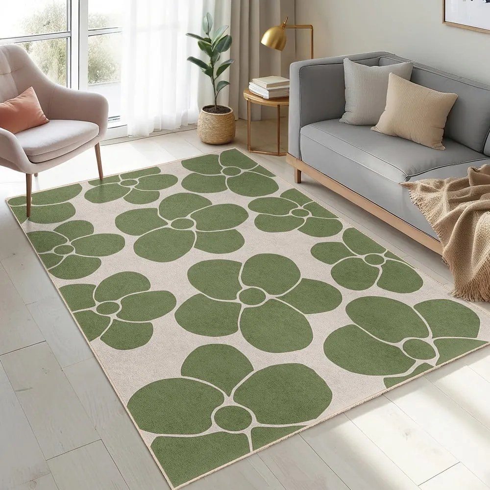 Covor verde lavabil 160x230 cm Green Meadow – Mila Home