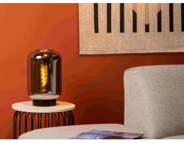 Lampă de masă Lucide 45594/01/65 JOANET 1xE27/40W/230V negru