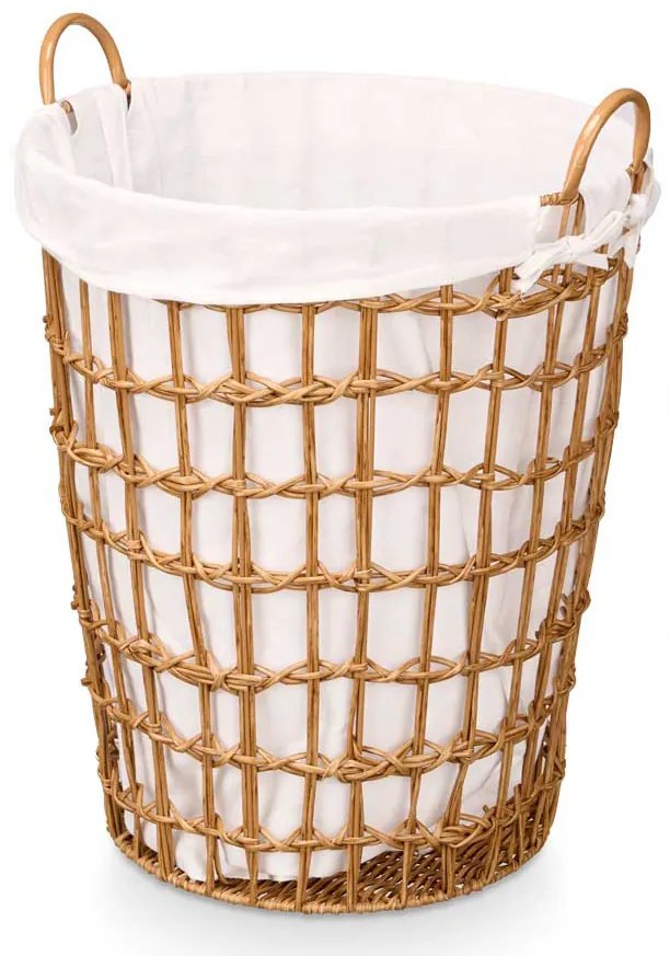 Coș de rufe cu mânere, un singur compartiment, 59 cm