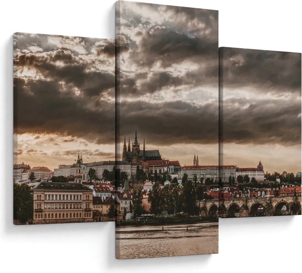 Tablou - Praga înnorită (90x60 cm)