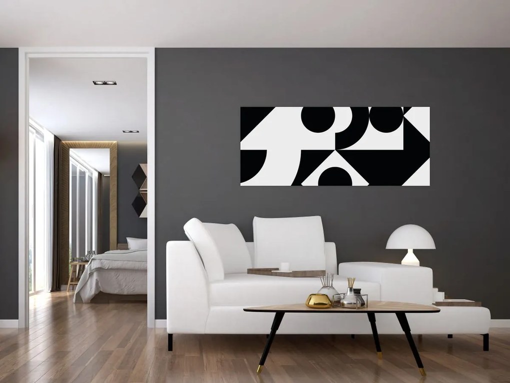 Tablou - Abstracție geometrică N⁰1 (120x50 cm)