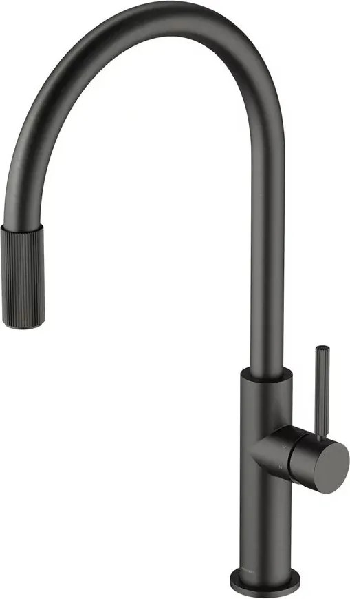 Baterie bucatarie cu sistem filtrare D1 grafit Omnires Switch cu 3 cai, pentru apa filtrata