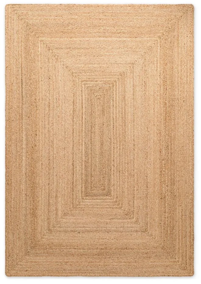Covor în culoare naturală reversibil/țesut manual din iută 160x230 cm Sharmila Natural Brown – Hanse Home