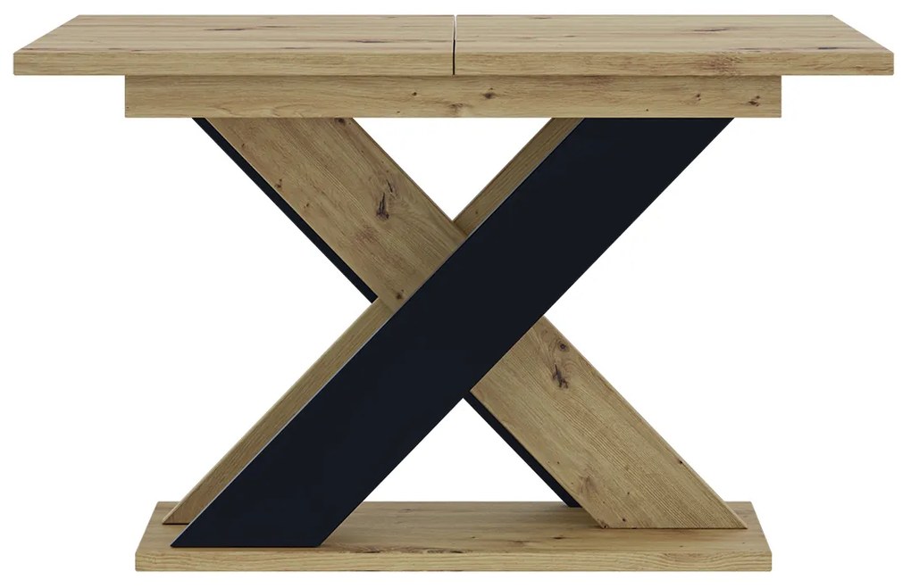 Masă de sufragerie Xalin (artisan + Negru) (pentru 4 până la 6 persoane). 1055280