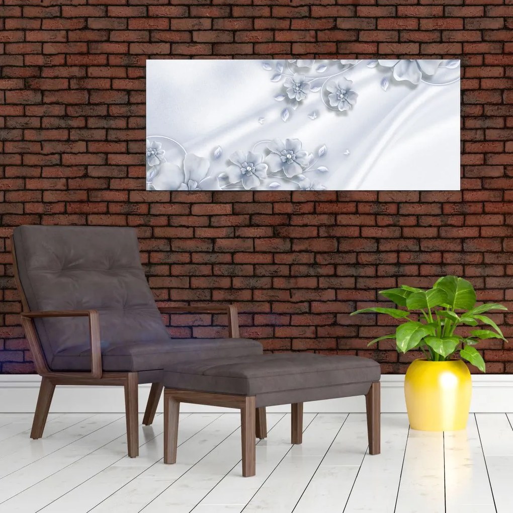 Tablou - Design flori (120x50 cm)