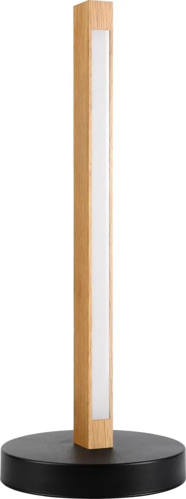 Lampă LED de birou VERDE LED/10W/230V 3000K stejar/negru