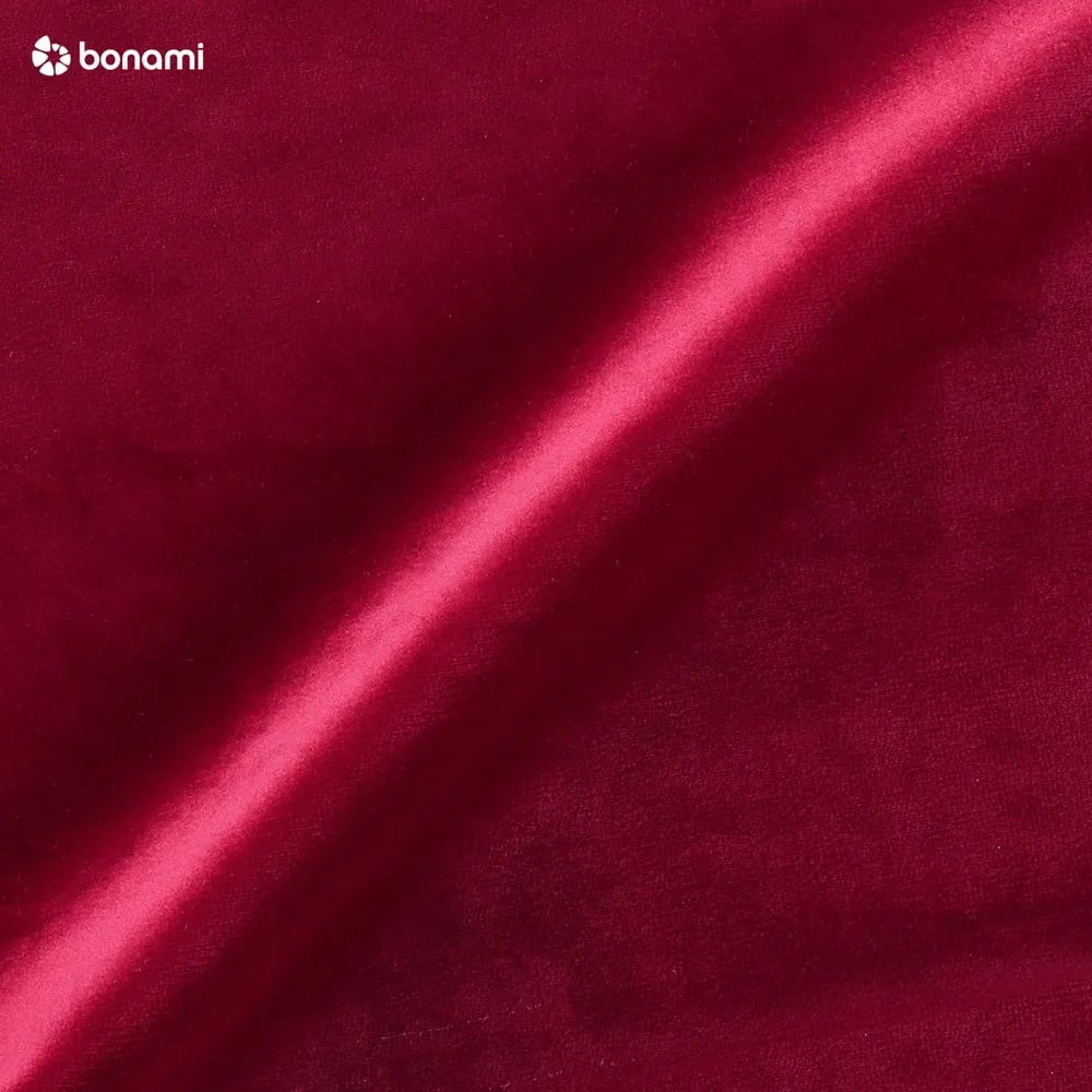 Canapea cu tapițerie din catifea Cosmopolitan Design Florence, roșu, 160 cm