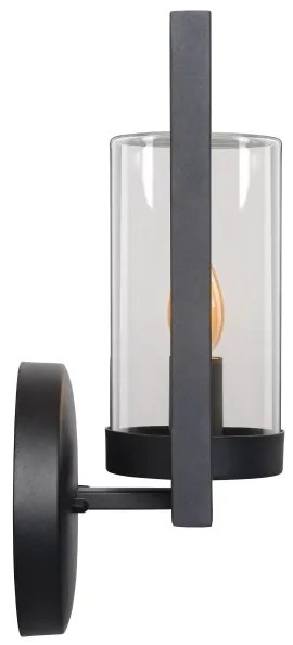Lucide 29827/01/30 - Aplică perete exterior  NISPEN 1xE14/40W/230V IP44
