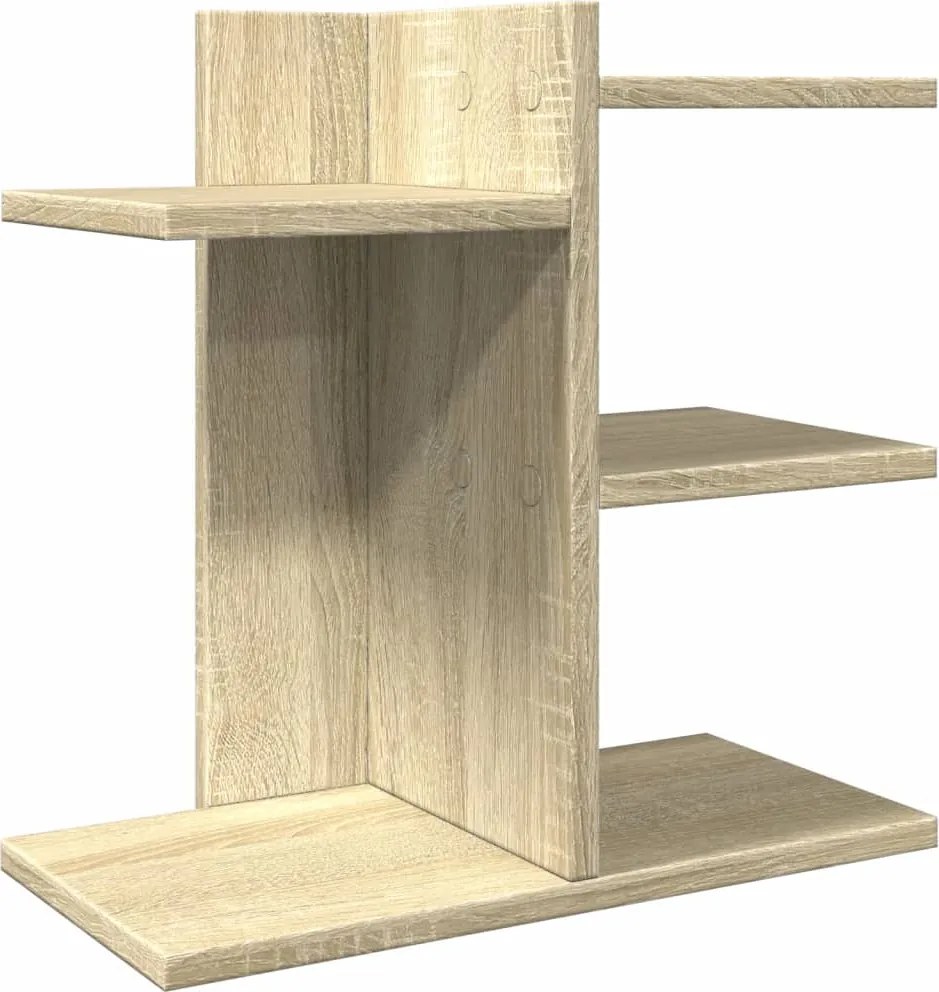 vidaXL Organizator birou, stejar sonoma, 42x21,5x42 cm lemn prelucrat