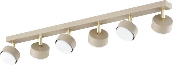 Brilagi - Lampă spot LED MONO 6xGX53/30W/230V bej/auriu