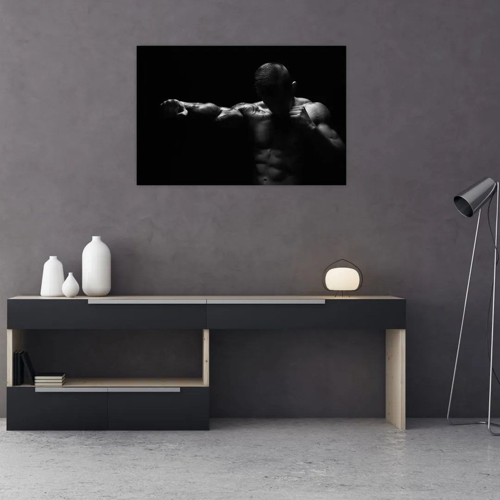 Tablou - Lovitura cu pumn (90x60 cm)