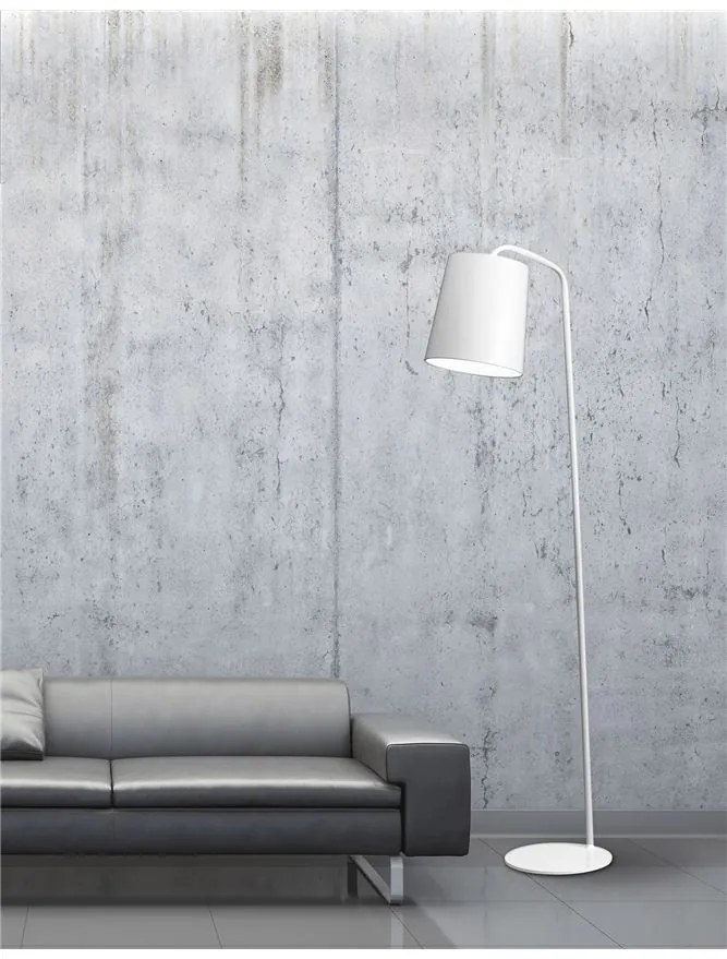 Lampadar / Lampa de podea design modern Stabile alb NVL-549602