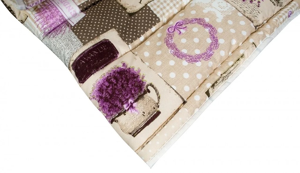 Pilota de vara, Alcam, Lavanda, microfibra matlasata, 180x200 cm, 150g/mp