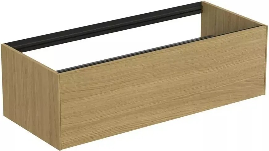 Dulap baza suspendat Ideal Standard Atelier Conca finisaj stejar deschis 1 sertar 120 cm
