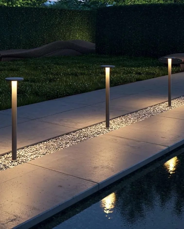Stalp LED mic pentru iluminat exterior IP65 Wald grafit, H-40cm