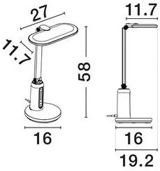 Lampa de birou LED BIOLIGHT NVL-9416977