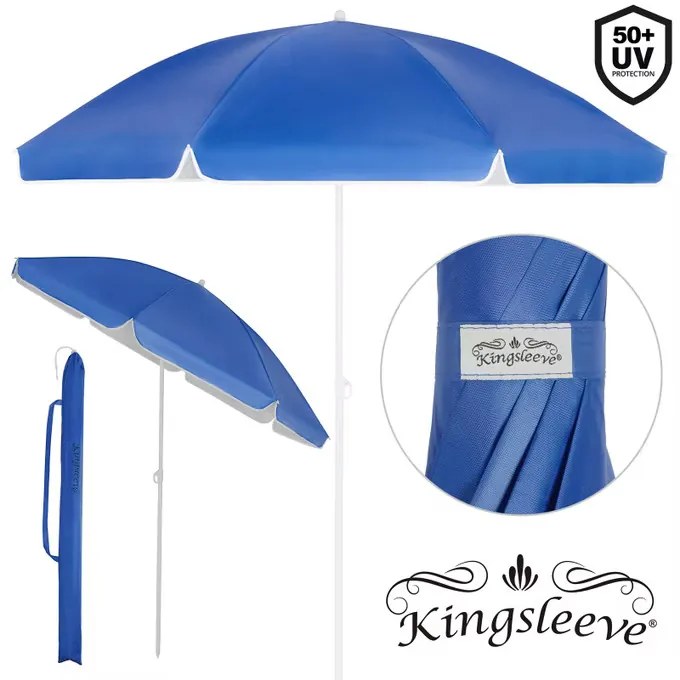 Deuba Umbrelă Crete Ø200 cm - albastru