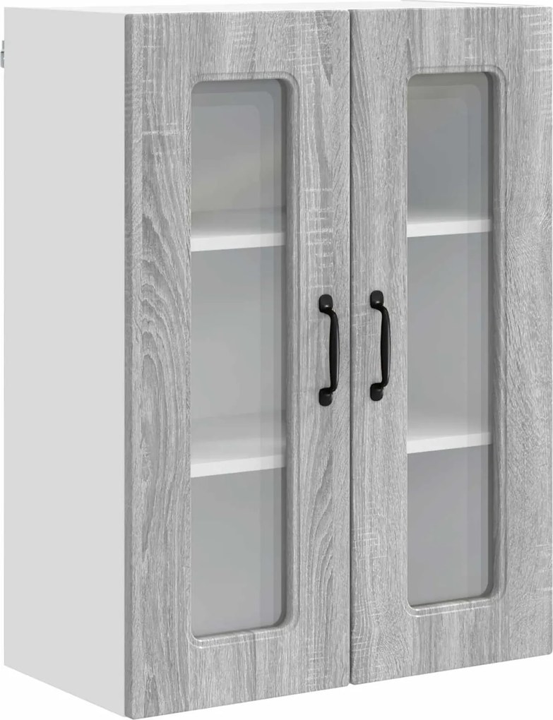 vidaXL Dulap de bucătărie Kalmar Gri Sonoma 60 x 31 x 80 cm