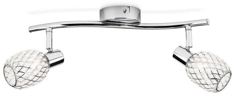 Philips Massive 50272/11/E7 - Lampă spot DELTOID 2xG9/28W/230V crom lucios