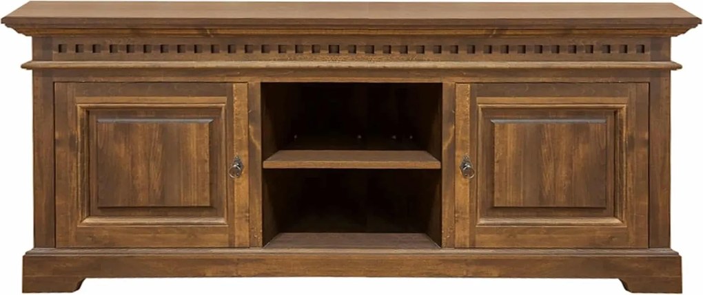 Comodă TV lemn masiv Peter, 150 × 65 × 50 cm