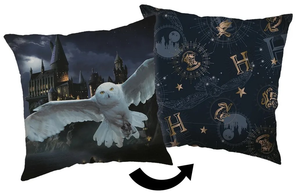Perna Jerry Fabrics Harry Potter Hogwarts, 40 x 40cm