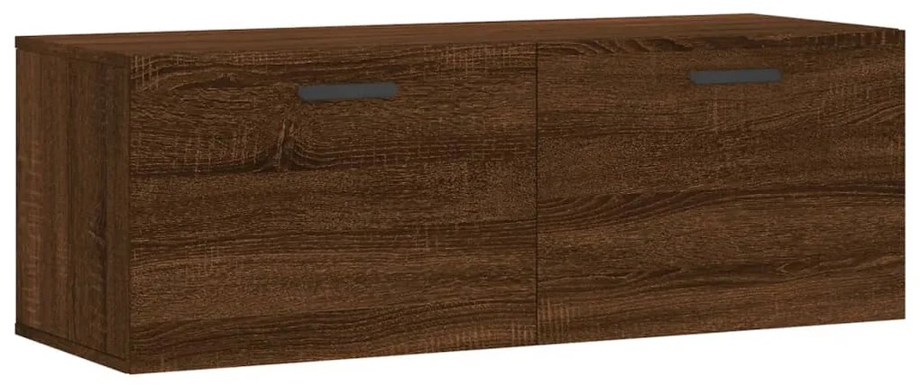 830147 vidaXL Dulap de perete, stejar maro, 100x36,5x35 cm, lemn prelucrat