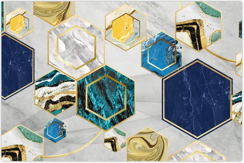 Tablou - Compoziție de marmură (90x60 cm)