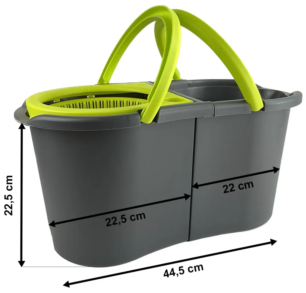 Set Mop rotativ 4Home Rapid Clean Twin
