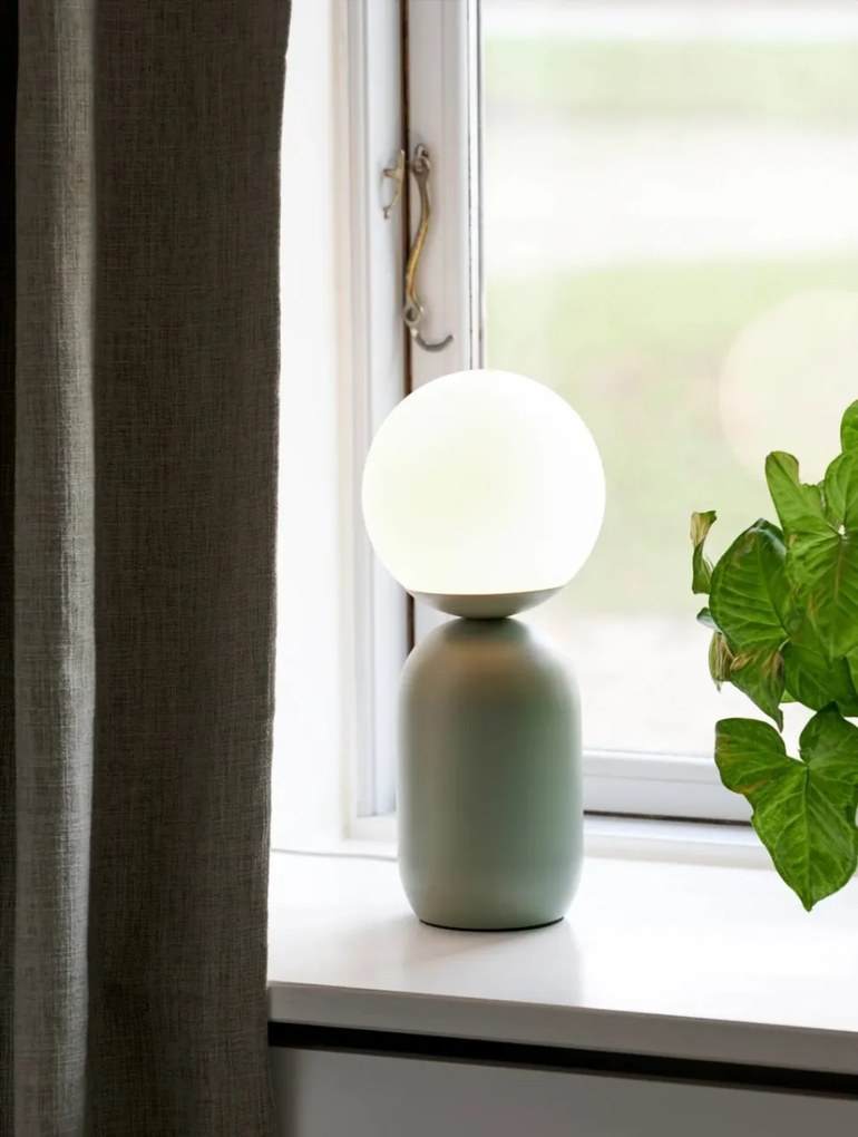 Veioza, lampa de masa design modern Notti verde