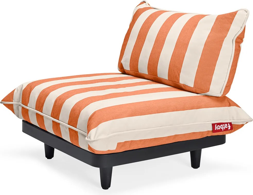 Modul scaun Paletti, culori multiple - Fatboy Culoare: portocaliu-crem cu dungi