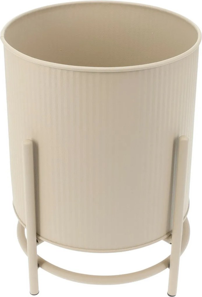 Set de suporturi metalice pentru flori Celano bej, 2 buc.