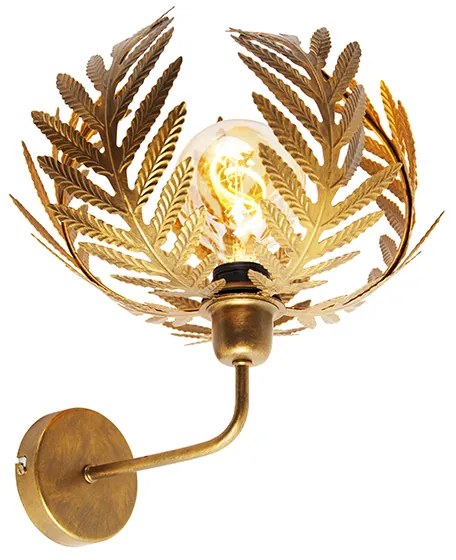 Aplică vintage aurie 25 cm - Botanica