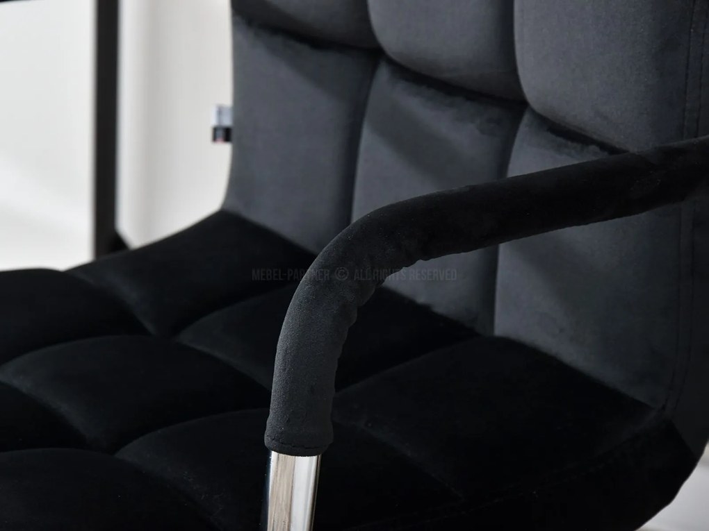 Scaun Elita (negru + crom). Promo -10%. 1110023