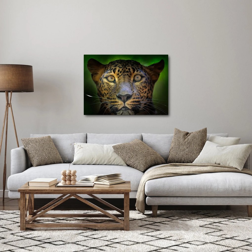 Tablou - Portretul leoparduslui, Sri Lanka (70x50 cm)