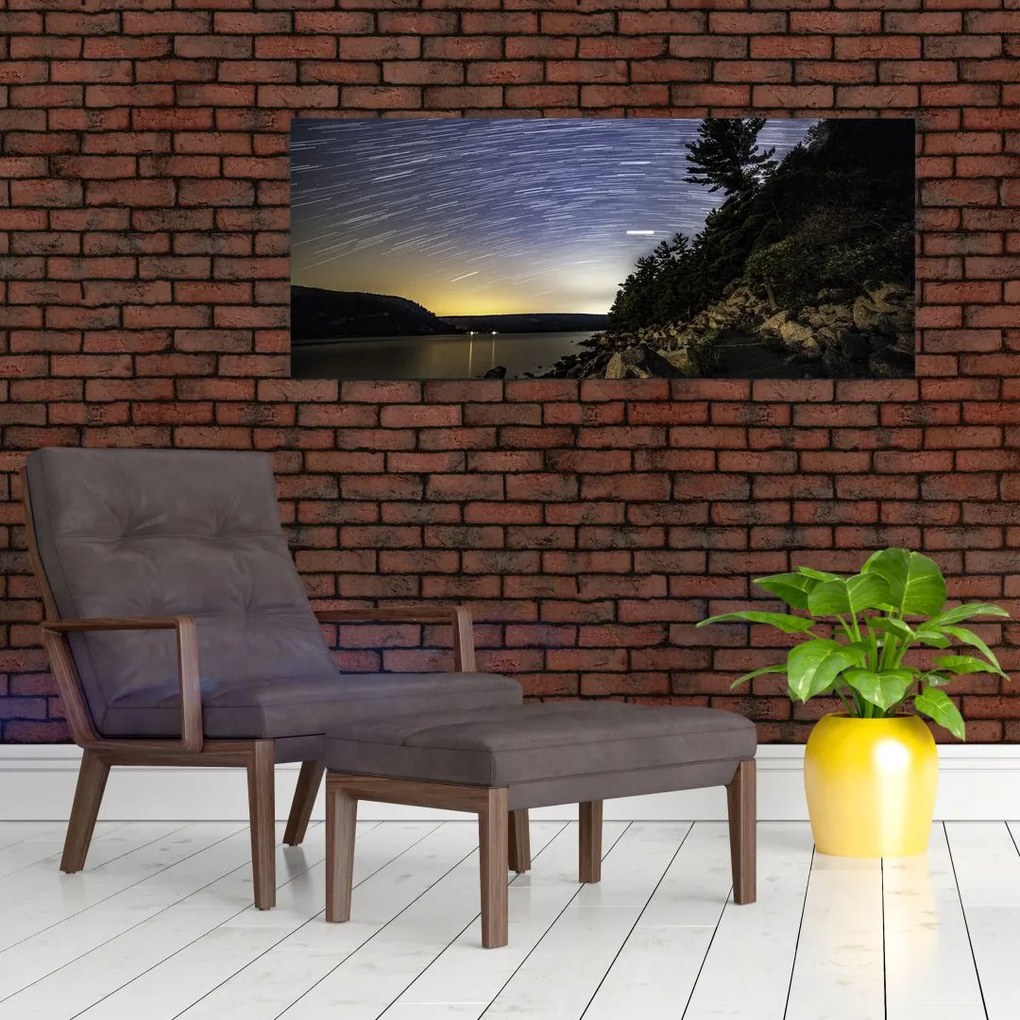 Tablou - cerul cu apus de soare (120x50 cm)